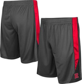 Colosseum Mens Colosseum Charcoal Rutgers Scarlet Knights Turnover Shorts at Nordstrom, Size Small
