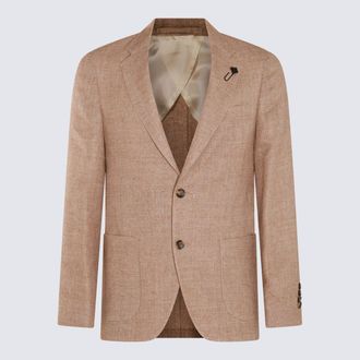 Lardini Blazer Monopetto Marrone