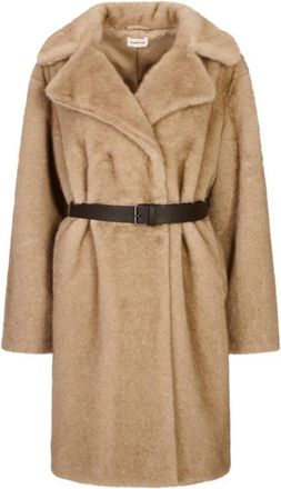 P.A.R.O.S.H. Belted Coats - Dames - Jas met riem - Beige - XS - Jassen