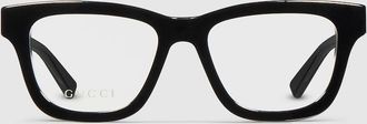 Gucci Cat-eye Optical Frame, Black