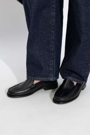 Aeyde Arthur Loafers, Womens, Black