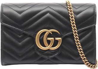Gucci Pre-owned Gucci GG Marmont Matelasse Calfskin Wallet On Chain Ladies 0WVRDYDDP7QXFQU9