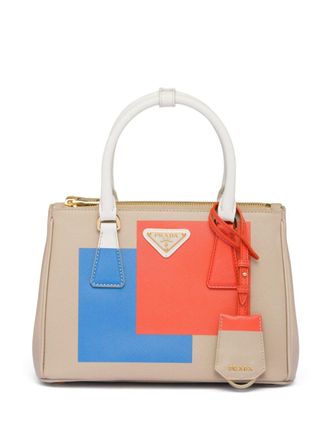 Prada small Galleria tote bag - women - Leather - OS - Neutrals