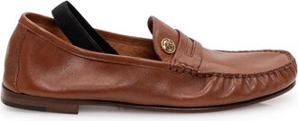 Versace Loafers - Dames - Loafers - Bruin - 37 EU - Leer - Schoenen