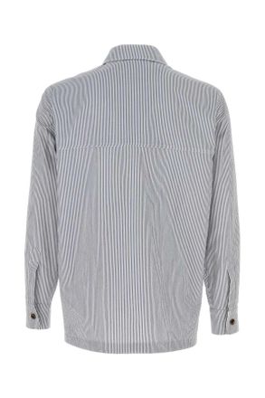 Palt&ograve; Mens Embroidered Polyester Blend Giovanni Shirt Blubianco Exterior: Cotton Camicie