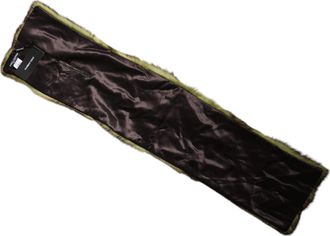 Dolce & Gabbana Womens Multicolor Fur Shawl Neck Wrap Cover Collar Scarf Rat Mousquet