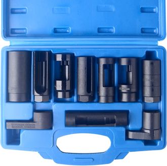 OEM Juego De 10 Llaves Para Sensor Lambda - Llave De Tubo - Herramienta Para Sensor Lambda