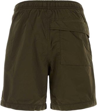 Stone Island Nylon Cargo Shorts - Green