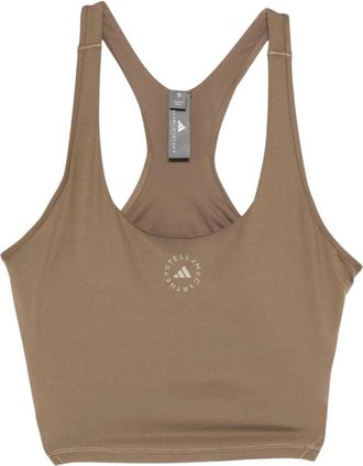 adidas by Stella McCartney aSMC TST Crop - - Sport - Donna - Marrone - S