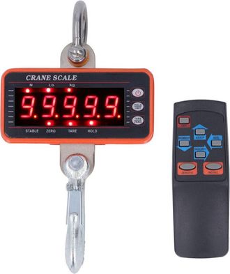 OEM Balanza Digital Para Gr&uacute;a, Pantalla Led De 5 D&iacute;gitos, Control Remoto Inal&aacute;mbrico, Suspensi&oacute;n De Alta Precisi&oacute;n, Para Cargas Pesadas De 1500 Kg Y 500 G