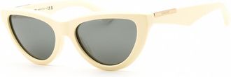 Burberry Grey Mirror Silver Cat Eye Ladies Sunglasses BE4436U 41456G 55