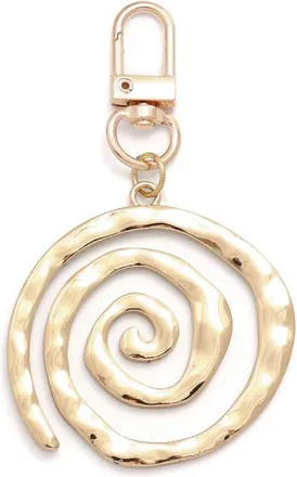 Petit Moments Swirl Keychain in Gold at Nordstrom