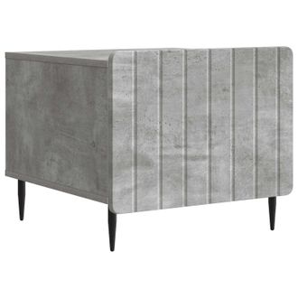 vidaXL Mesa De Caf&eacute; Gris Hormig&oacute;n 49 X 50 X 42 Cm Madera De Ingenier&iacute;a Vidaxl
