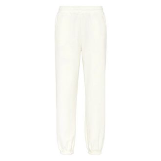 Plein Sport Joggingbroek - Dames - Trainingsbroeken - Wit - M - Katoen - Fitness