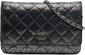 Chanel Pre-owned Wallet on Chain - - Pre-owned - Donna - Grigio - ONE SIZE