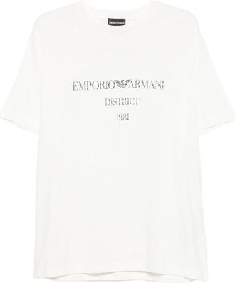 Emporio Armani Logo-print Crew-neck T-shirt