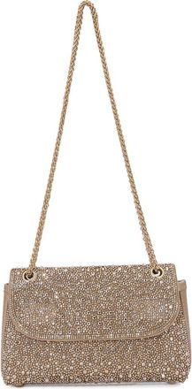 Berness Rhinestone Pav&eacute; Crossbody Bag in Gold at Nordstrom Rack