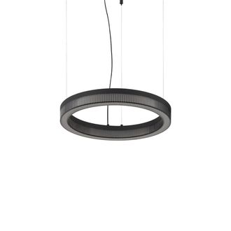 Netlighting Crown 40cm Integrated LED Pendant Ceiling Light Black 2050lm 3000K