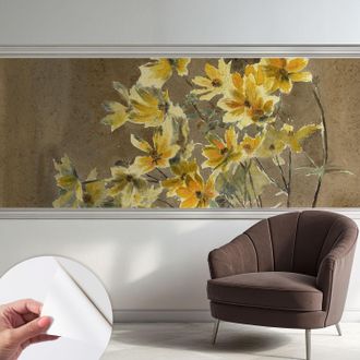 Tulup Fotomurale Adesivo - Murale Da Parete - Carta Da Parati Autoadesiva - Design Parete Moderno - Bouquet Solare 250x104 Cm