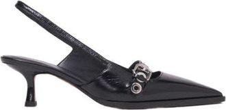 Maje Leather pumps with eyelet strap in Black at Nordstrom, Size 37