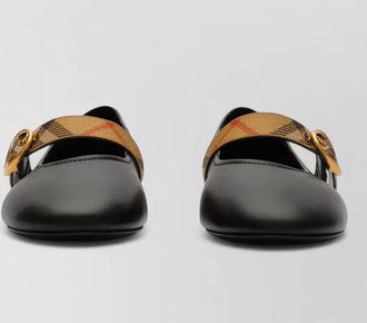 Burberry leather ballerina flats