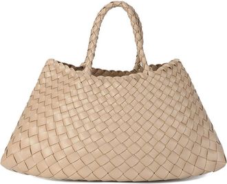 Tiffany & Fred Woven Leather Tote