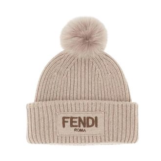 Fendi Beanie with turn-up brim
