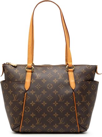 Louis Vuitton Brown Pvc Leather Shoulder Bag Tote Bag (Pre-Owned)