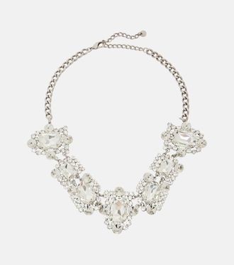 Self Portrait Crystal-embellished necklace