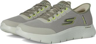 Skechers Hands Free Slip-ins Go Walk Flex - Netro Sneaker Mens Shoes Taupe : 11.5 D - Medium, Rubber/Synthetic