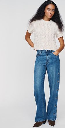 Habitual Wythe High Rise Relaxed Studded Jeans
