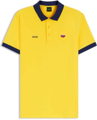 BOSS Paddy polo shirt with country flag