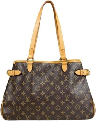 Louis Vuitton Pre-owned Shoulder Bags, female, Brown, Size: ONE SIZE Pre-owned Canvas Shoulder Bag