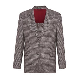 Brunello Cucinelli Houndstooth Blazer