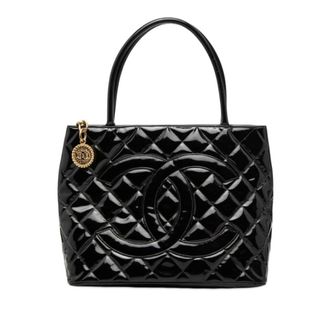 Chanel Black Handbag Tote Bag (Pre-Owned)