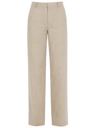 Paul Smith Neutrals Wide-Leg Clean Front Chinos