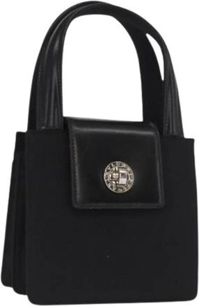 Bulgari Pre-owned Vintage Nylon Handtas - Dames - Vintage Handtas - Zwart - ONE Size - Nylon - Vintage