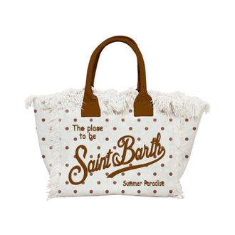 MC2 Saint Barth Tote Bags, female, Multicolor, Size: ONE SIZE Regular Pois 1018 Tote Bag