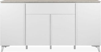 Calicosy Aparador Bertrix 4 Puertas 177x92x40 Blanco