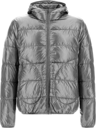 Herno Nylon Ultralight Jacket - Heren - Gewatteerde jassen - Grijs - 2XL - Nylon - Jassen