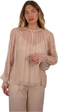 Ivi Seaside Collection Ivi, Overhemden, Dames, Roze, L, Transparante Blouse