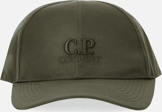 C.P. Company Mens CP Company Baseball Cap - Ivy Green - Size: ONE size