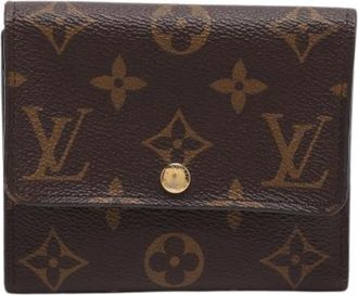 Louis Vuitton Pre-owned Wallets, female, Brown, Size: ONE SIZE Pre-owned Coated Canvas Wallet