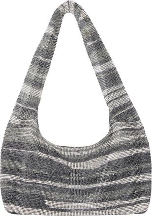 Kara Streaking Shoulder Bag - Dames - Schoudertassen - Zwart - ONE Size - Polyester - Tassen