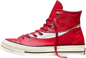 Converse Schoenen, Heren, Rood, 44 EU, Leer, Chuck 70 Leather