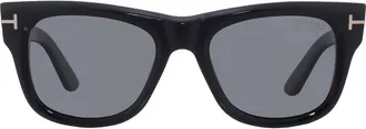 Tom Ford Finn Polarized Smoke Square Mens Sunglasses FT1304 01D 53