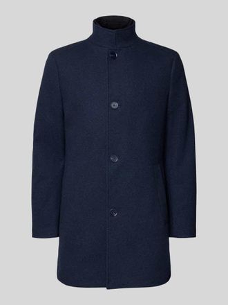 Mc Neal Kurzmantel mit Stehkragen und Eingrifftaschen in Dunkelblau, Gr&ouml;&szlig;e XXXL