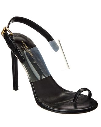 Michael Kors Catherine Leather & Vinyl Sandal