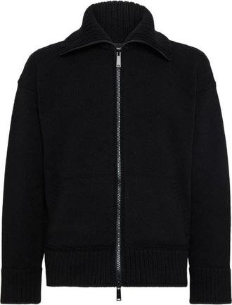Dsquared2 Zwarte Sweater Collectie - Heren - Vesten - Zwart - M - Truien & Vesten