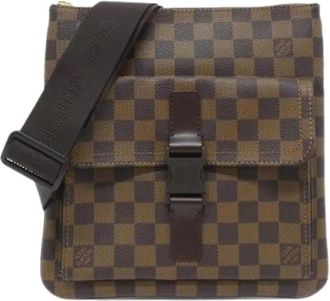 Louis Vuitton Pre-owned Cross Body Bags, male, Brown, Size: ONE SIZE Pre-owned Pochette Melville Shoulder Bag